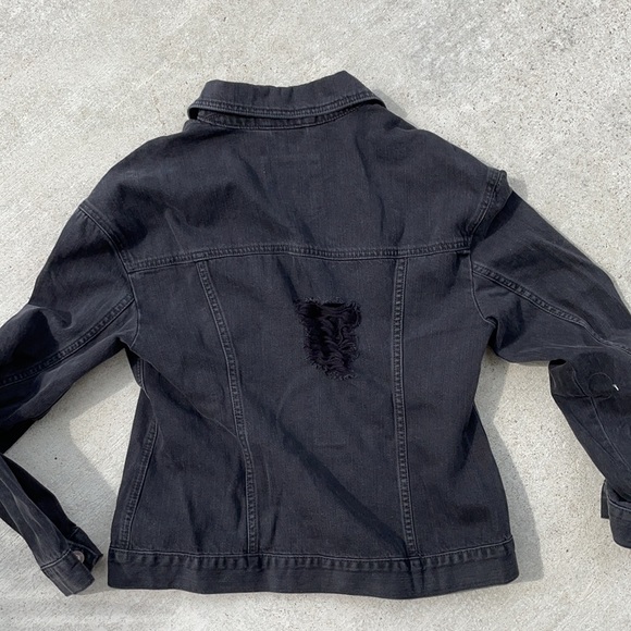 Black Denim Jacket - Picture 5 of 5